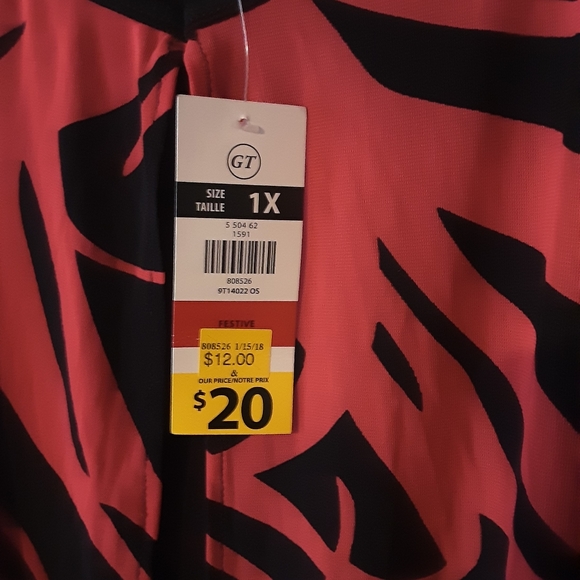 Lily Morgan 1X Sleveless Top - Picture 2 of 2